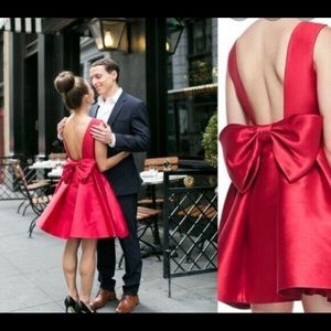 Gorgeous hot pink cocktail dress